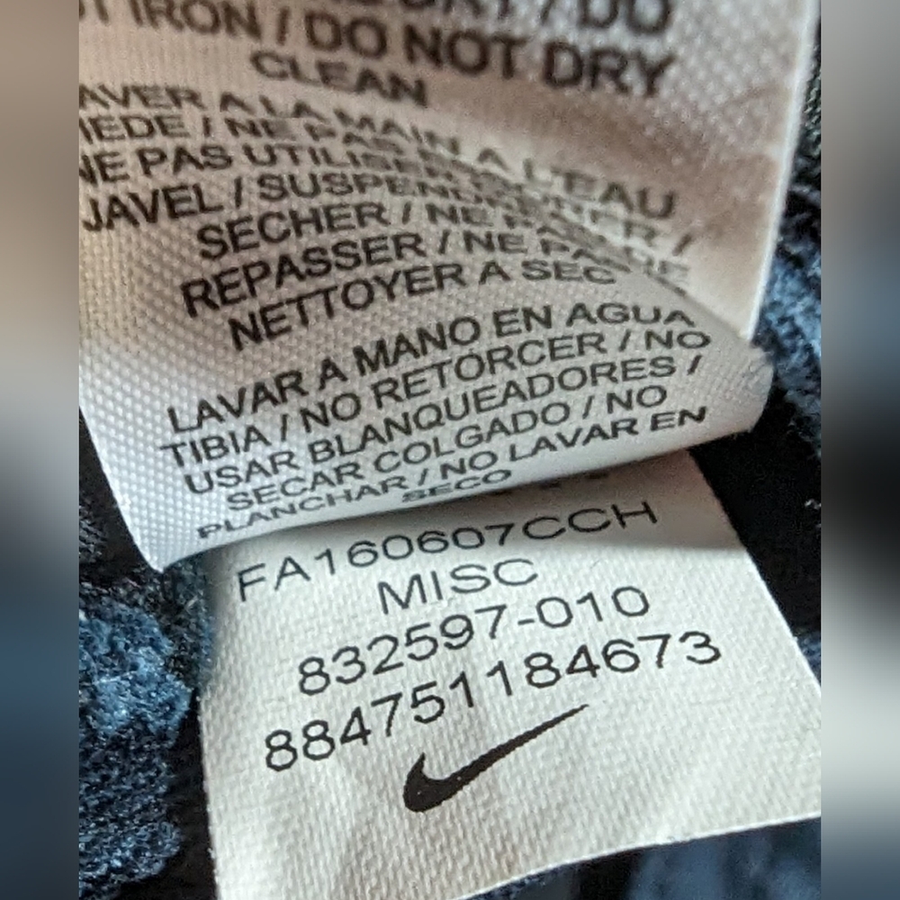 Nike hat ball cap adjustable back strap one size fits most Navy - Picture 9 of 12